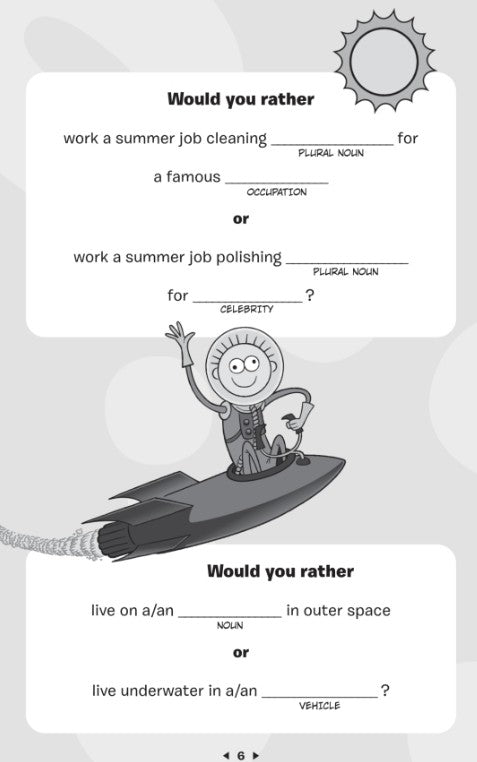 Penguin Random House Books Would You Rather Mad Libs