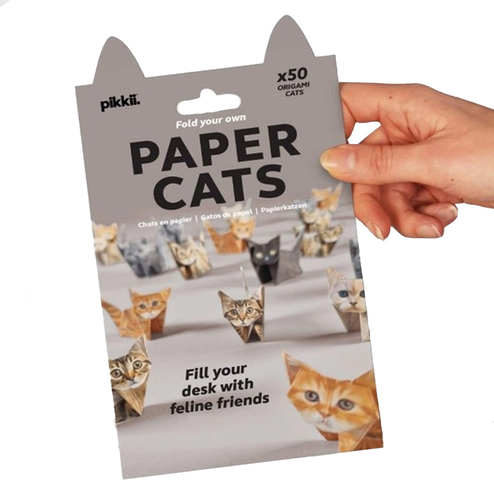 Pikkii Arts & Crafts Paper Cats - 50 Origami Cats