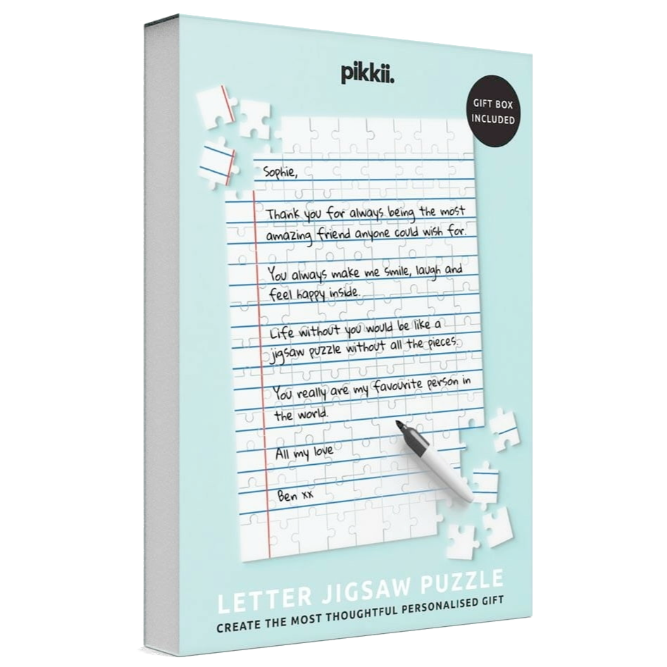 Pikkii Arts & Crafts Personalized Letter Jigsaw Puzzle