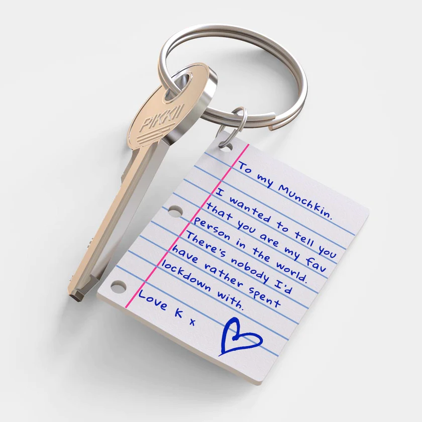 Pikkii Little Letter Shrink Keyring Kit