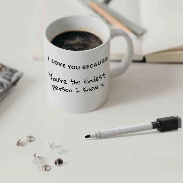 Pikkii Drinkware & Mugs I Love You Because Mug + Pen Gift Set