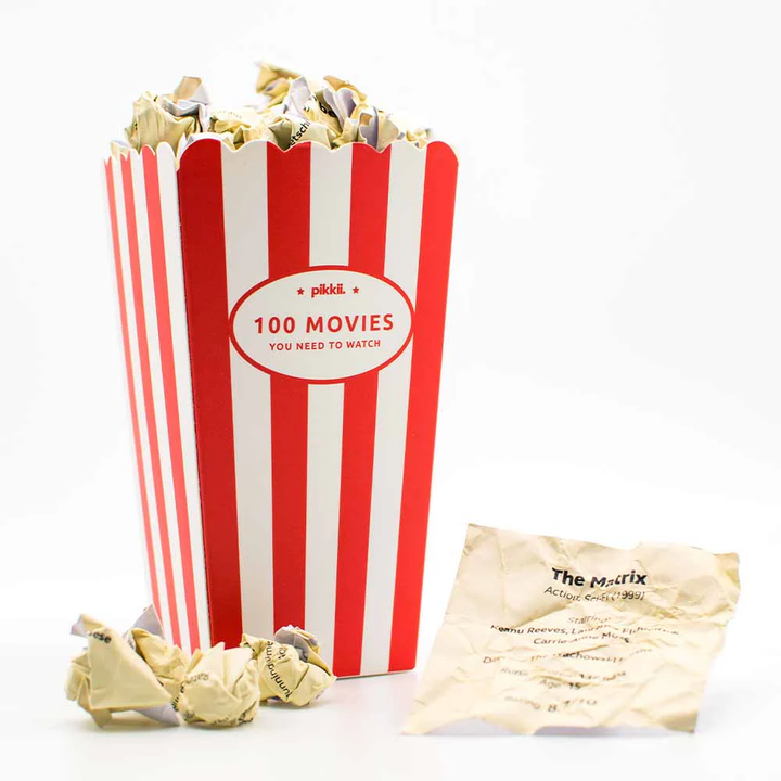 Pikkii Games Movie Popcorn Bucket List