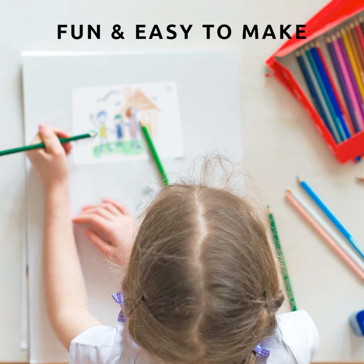 Pikkii Home Decor Create Your Own Shrink Drawing Keyring