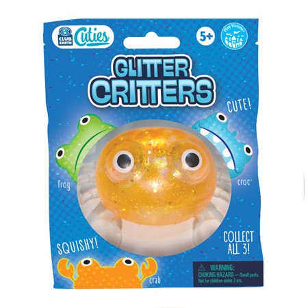 Play Vision Toy Novelties Glitter Critter Sugar Squish - 1 random style