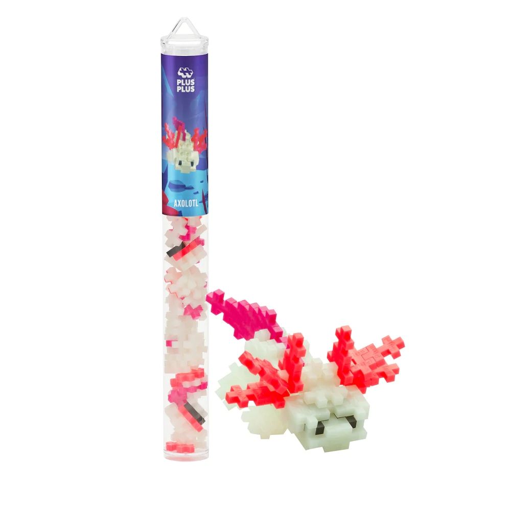 PLUS PLUS Toy Vehicles & - Construction Axolotl Plus Plus build tube