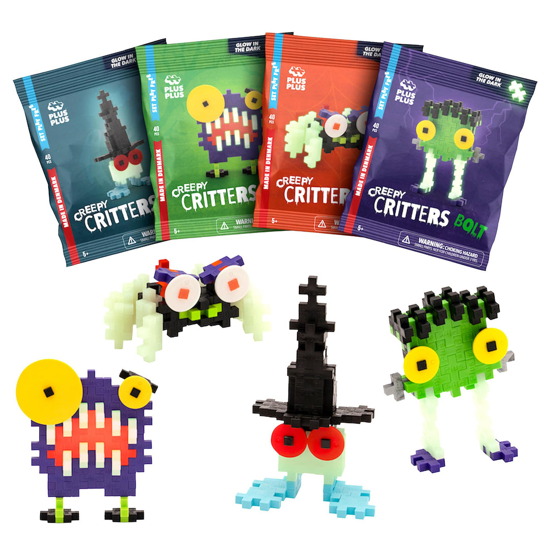 PLUS PLUS Toy Vehicles - Construction Creepy Critters PLUS-PLUS packet