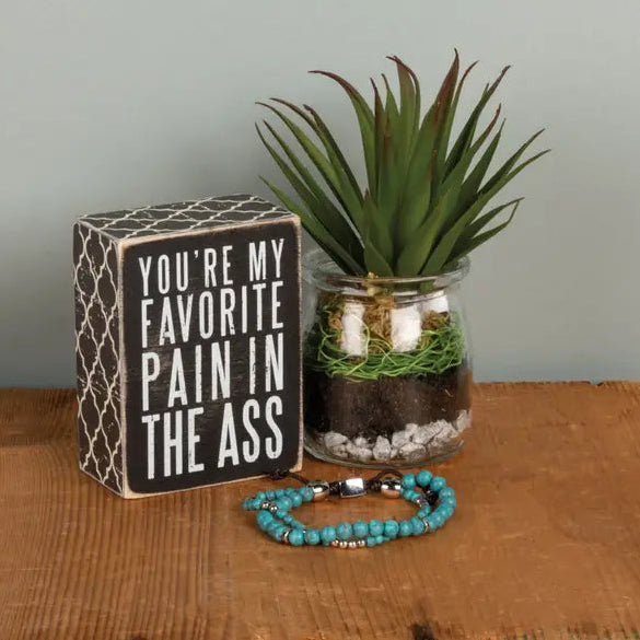 Primitives by Kathy Home Decor You Are My Favorite Pain in the Ass Box Sign