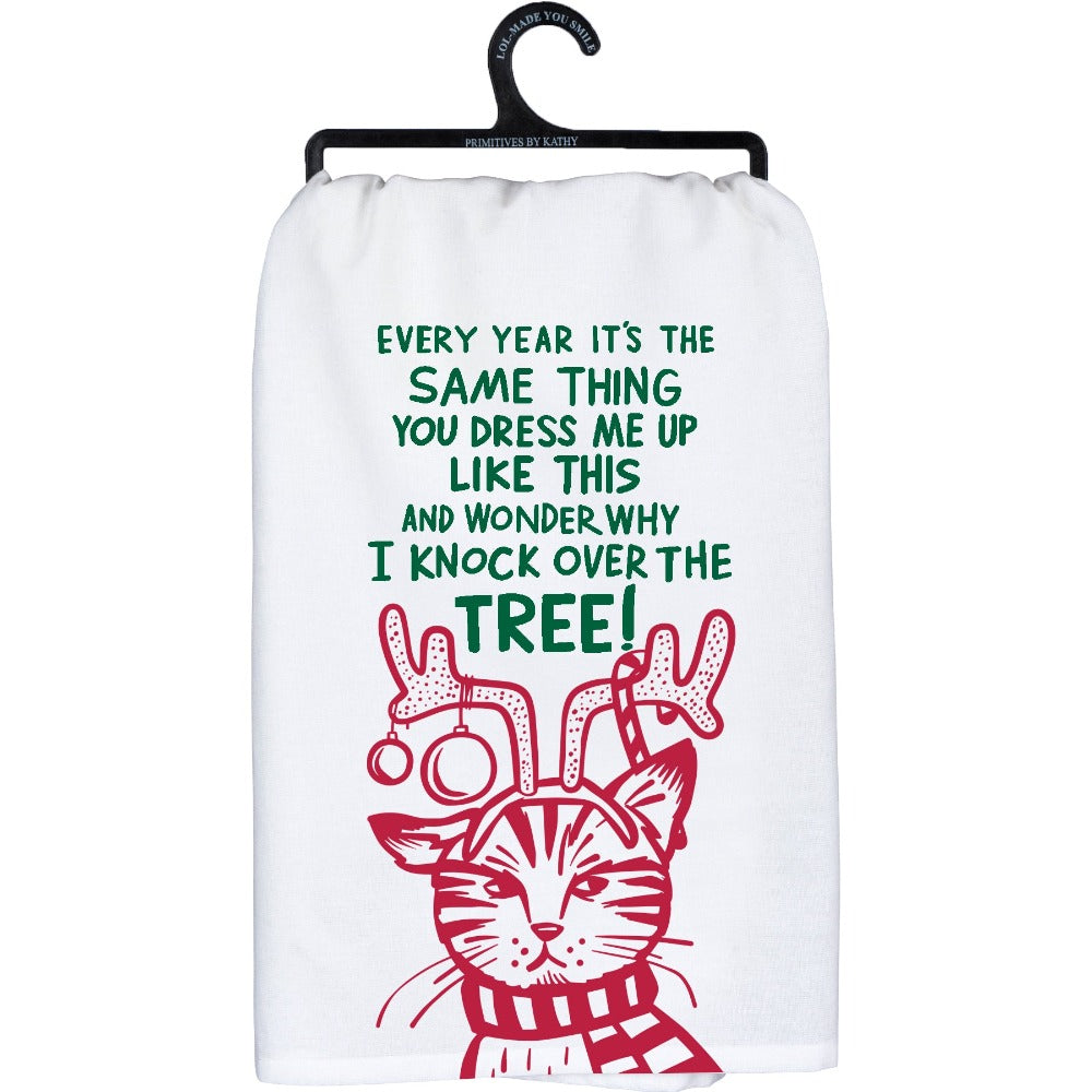 Primitives by Kathy Kitchen & Table Funny Holiday Tea Towel