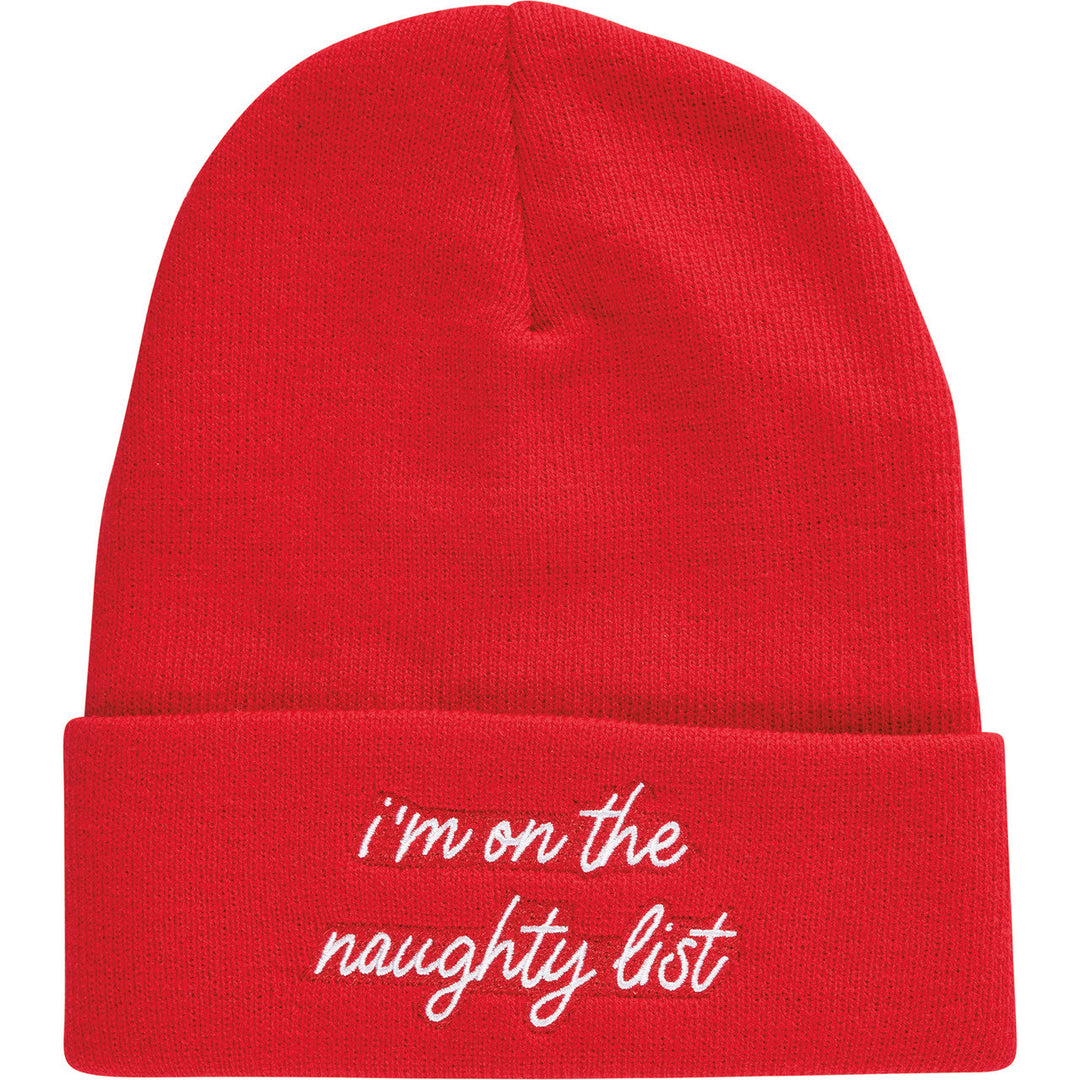 Primitives by Kathy Socks & Tees Beanie - I'm On The Naughty List