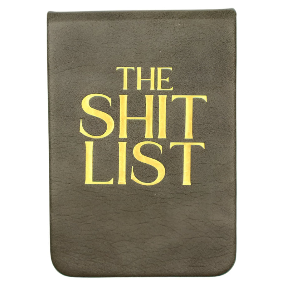 Properly Improper Journals & Notebooks The Shit List - Leatherette Pocket Journal