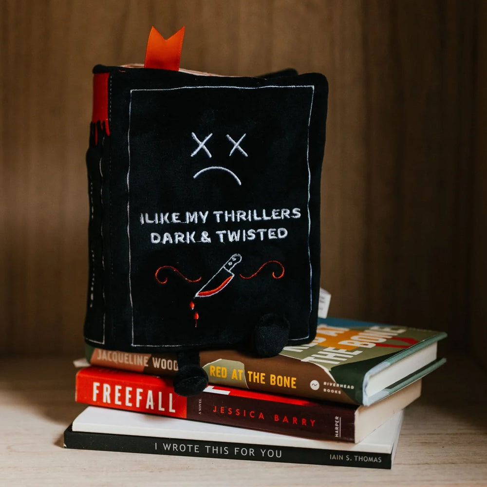 Punchkins Toy Stuffed Plush Dark and Twisted Thrillers Book Plushie