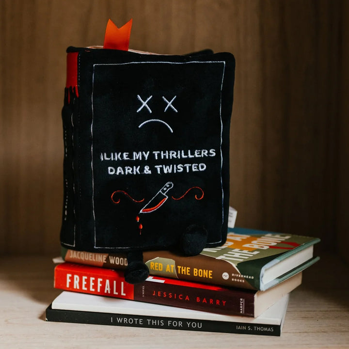 Punchkins Toy Stuffed Plush Dark and Twisted Thrillers Book Plushie