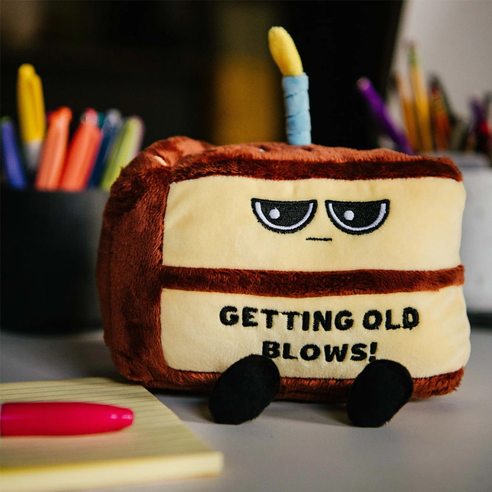 Punchkins Toy Stuffed Plush Getting Old Blows Cake Plushie