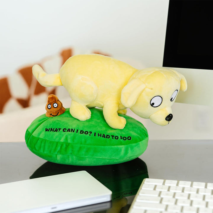 Punchkins Toy Stuffed Plush I had to Poo Plush Yellow Lab