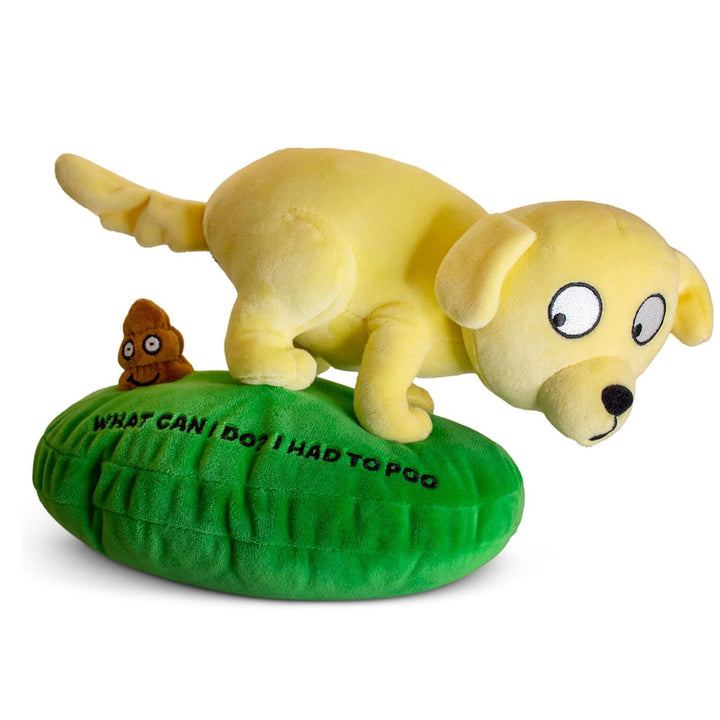 Punchkins Toy Stuffed Plush I had to Poo Plush Yellow Lab
