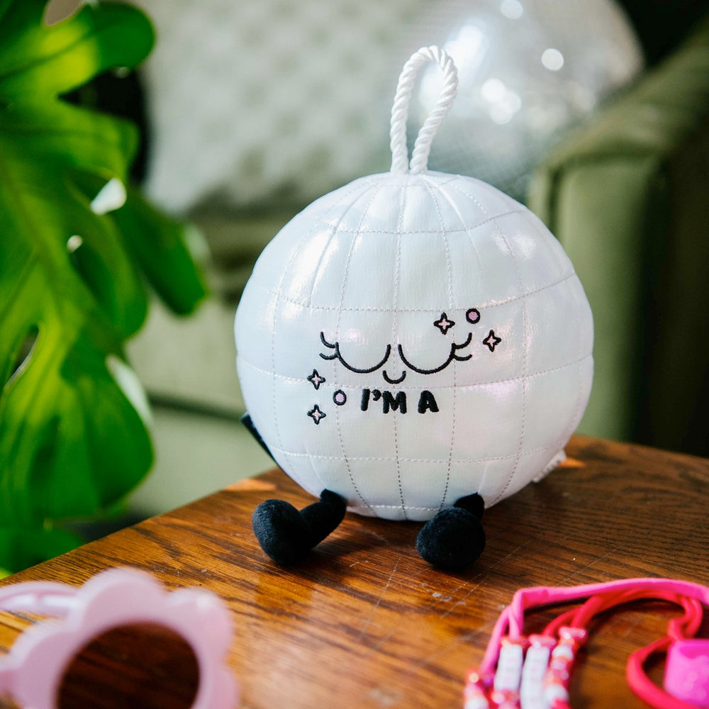 Punchkins Toy Stuffed Plush I'm A ___ Disco Mirrorball plushie