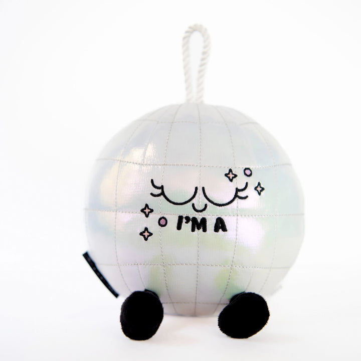 Punchkins Toy Stuffed Plush I'm A ___ Disco Mirrorball plushie
