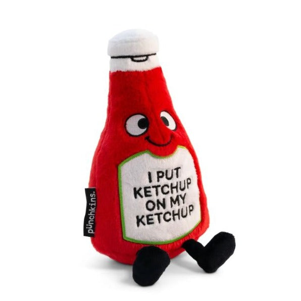 Punchkins Toy Stuffed Plush I Put Ketchup on my Ketchup Plushie