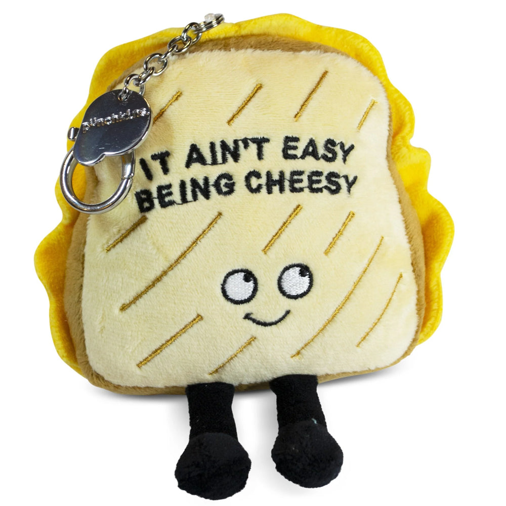 Punchkins Toy Stuffed Plush It Ain't Easy Being Cheesy Bag Charm