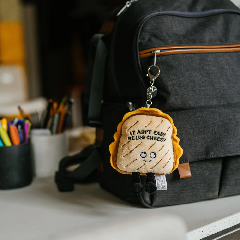 Punchkins Toy Stuffed Plush It Ain't Easy Being Cheesy Bag Charm