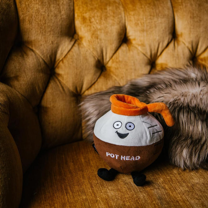 Punchkins Toy Stuffed Plush Pot Head (Coffee) Plushie