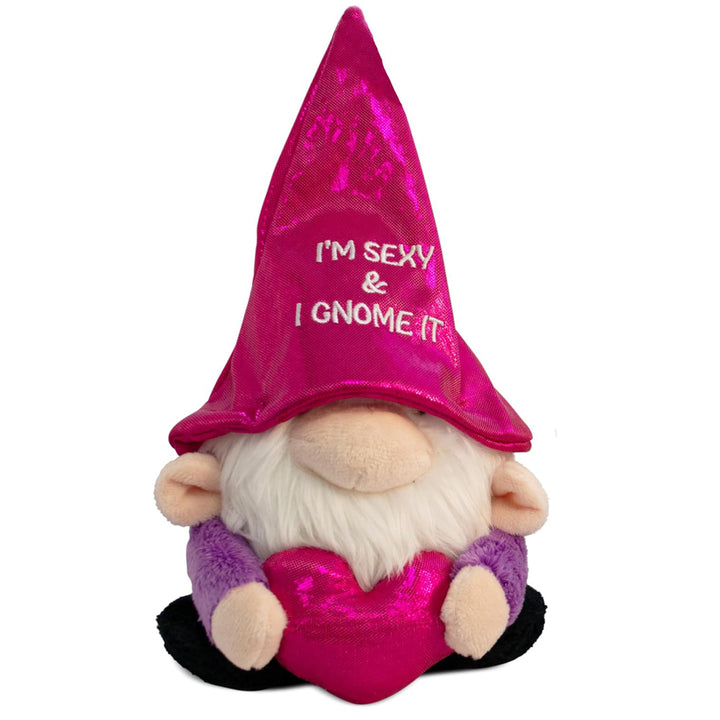 Punchkins Toy Stuffed Plush Sexy and I Gnome It Plushie with Heart