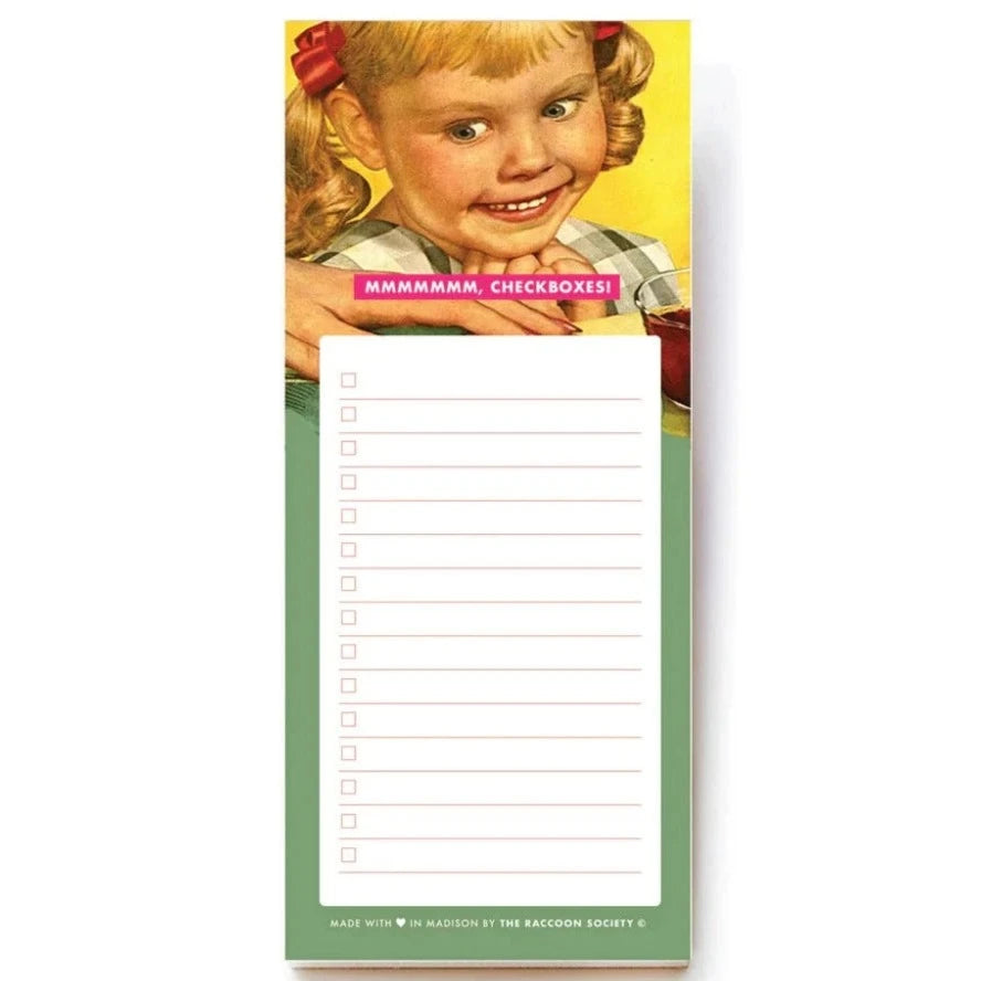 Notepad Add Checkbox Checkboxes - Magnetic Notepad – Off the Wagon Shop