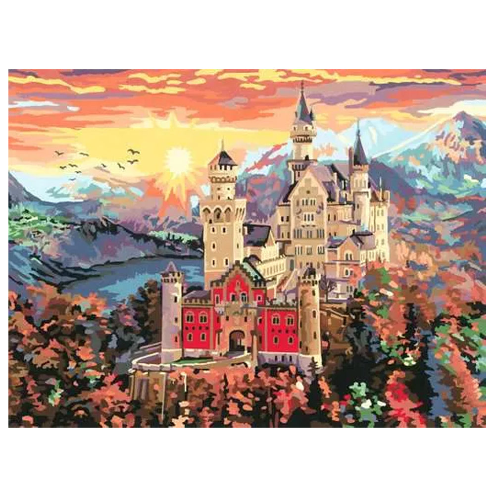 Ravensburger Arts & Crafts Fairytale Castle 12x16  Paint by Number