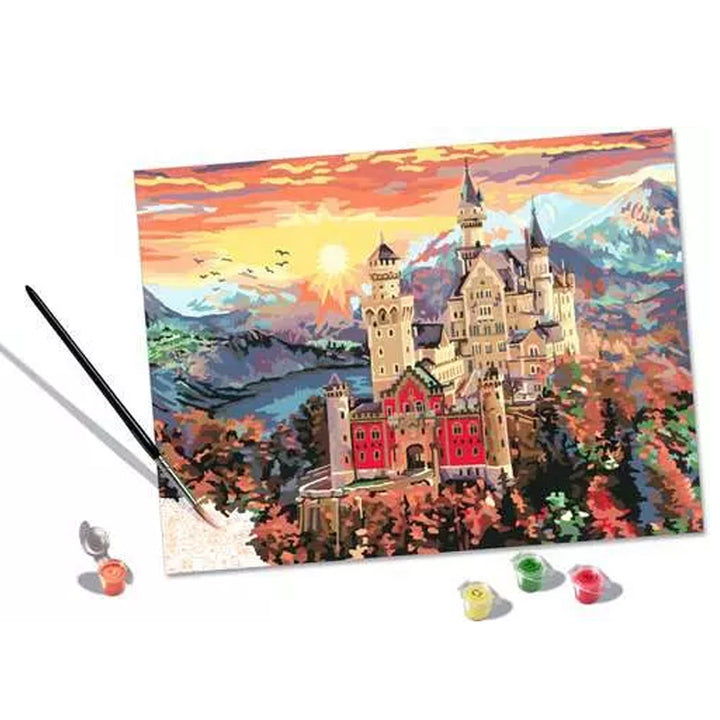 Ravensburger Arts & Crafts Fairytale Castle 12x16  Paint by Number