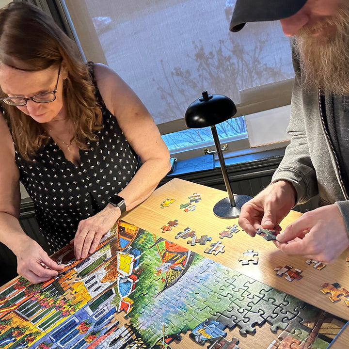 Ravensburger Puzzles May Puzzling Partners Showdown - 300 pc Puzzle Competition (Team of 2)