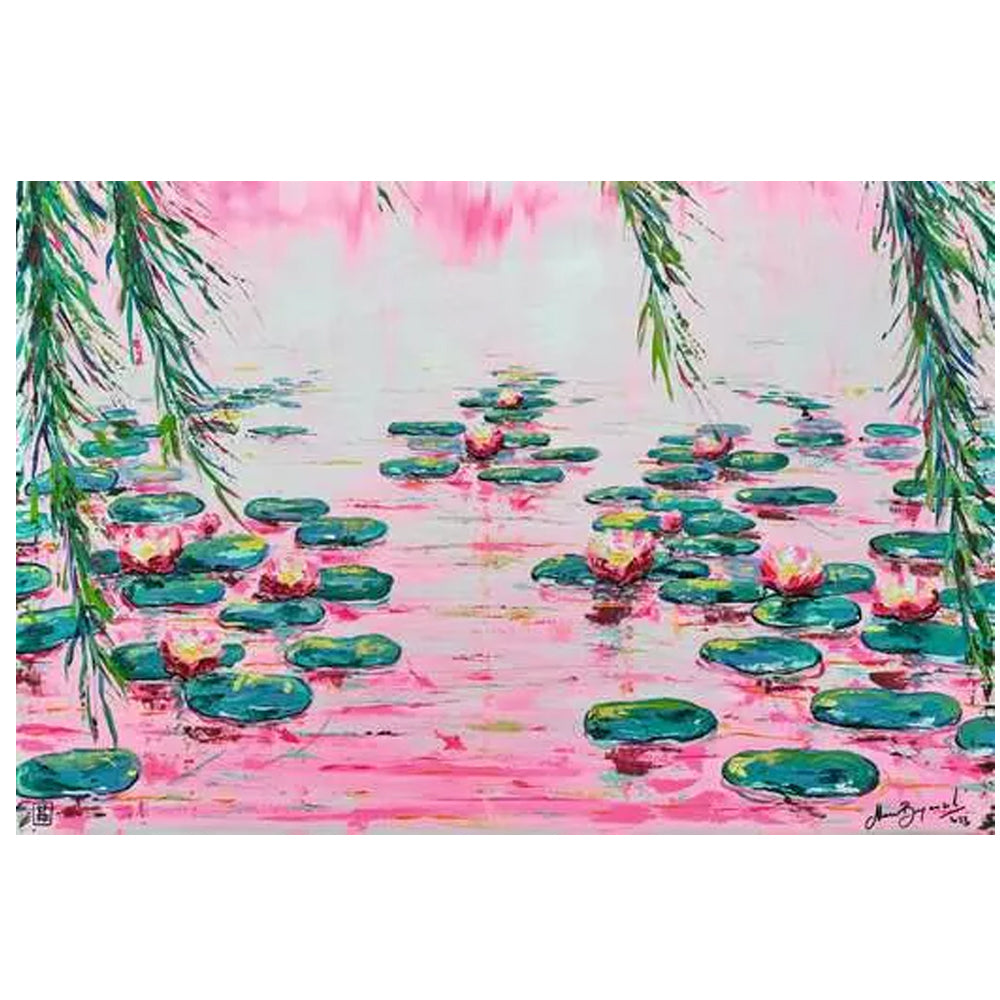 Ravensburger Puzzles Ravensburger Pink Water Lilies 4000 Pc Puzzle