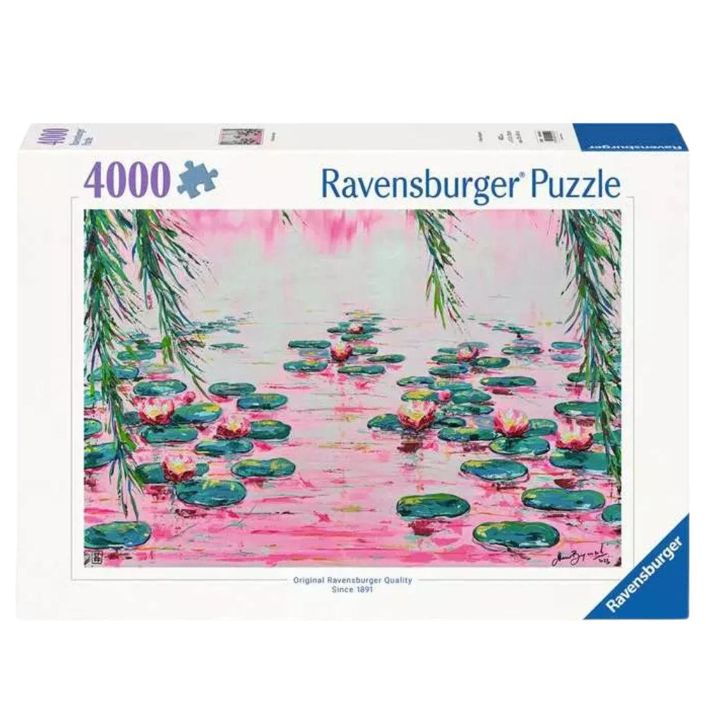 Ravensburger Puzzles Ravensburger Pink Water Lilies 4000 Pc Puzzle