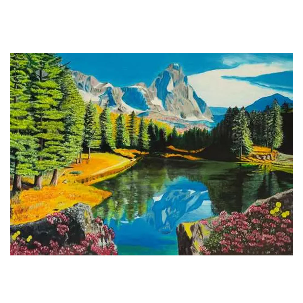Ravensburger Puzzles Ravensburger Rocky Mountain Reflections  Large Format 300 pc Puzzle