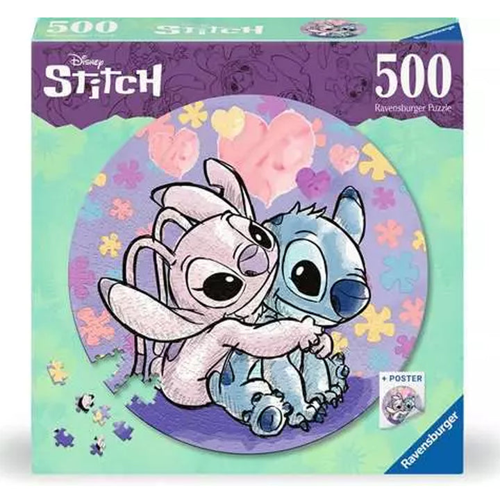 Ravensburger Puzzles Ravensburger Stitch 500 pc Round Puzzle