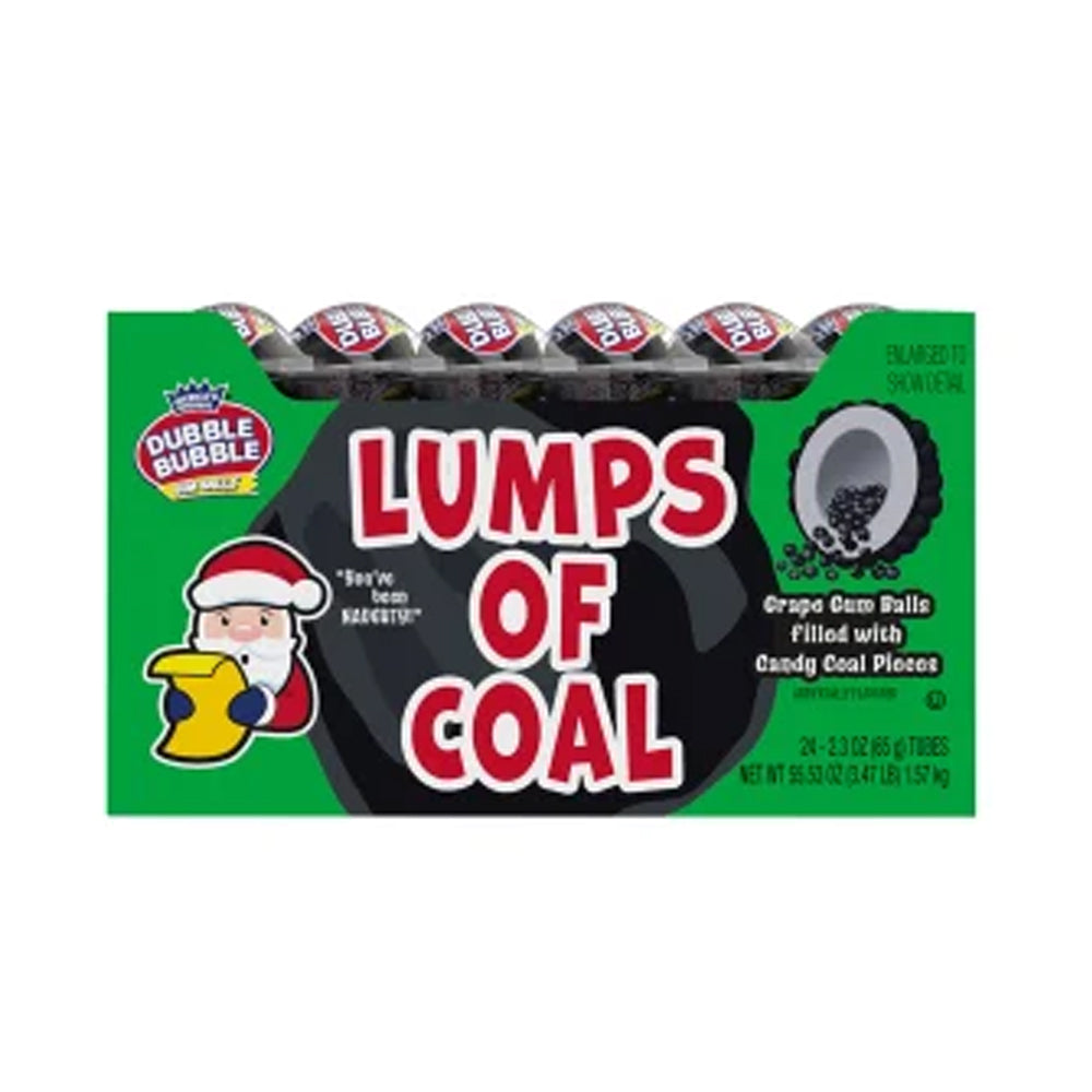 Redstone Foods Candy Dubble Bubble Lumps of Coal - Tube