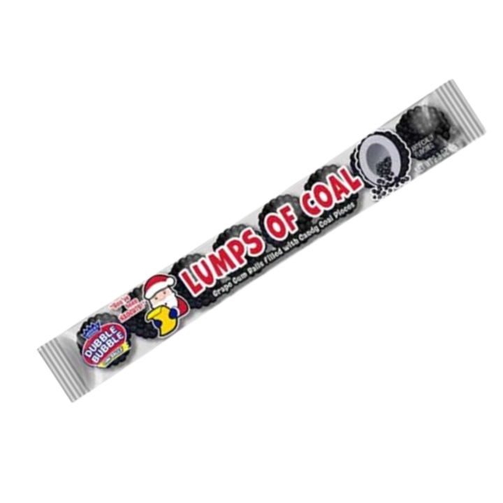Redstone Foods Candy Dubble Bubble Lumps of Coal - Tube