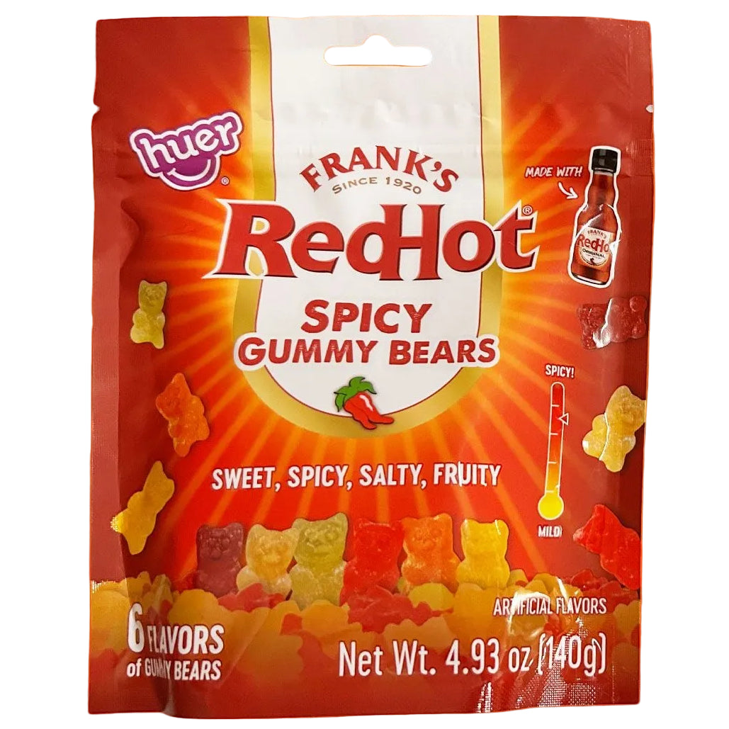 Redstone Foods Candy Frank's Red Hot Spicy Gummy Bears