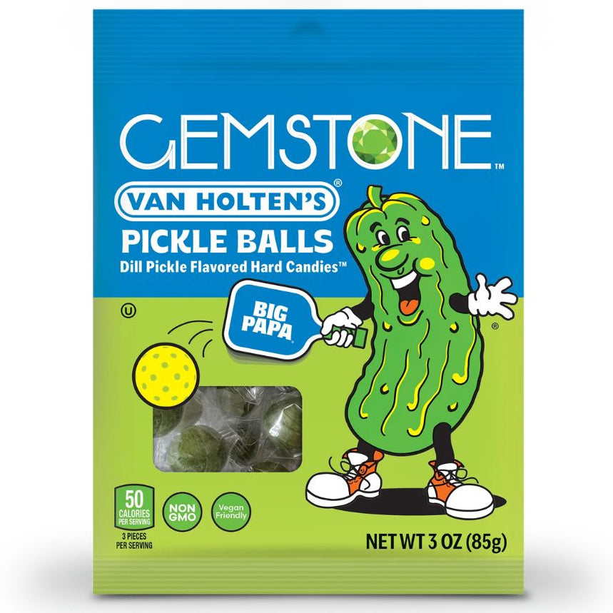 Redstone Foods Candy Gemstone Pickle Balls - Dill Pickle Hard Candies