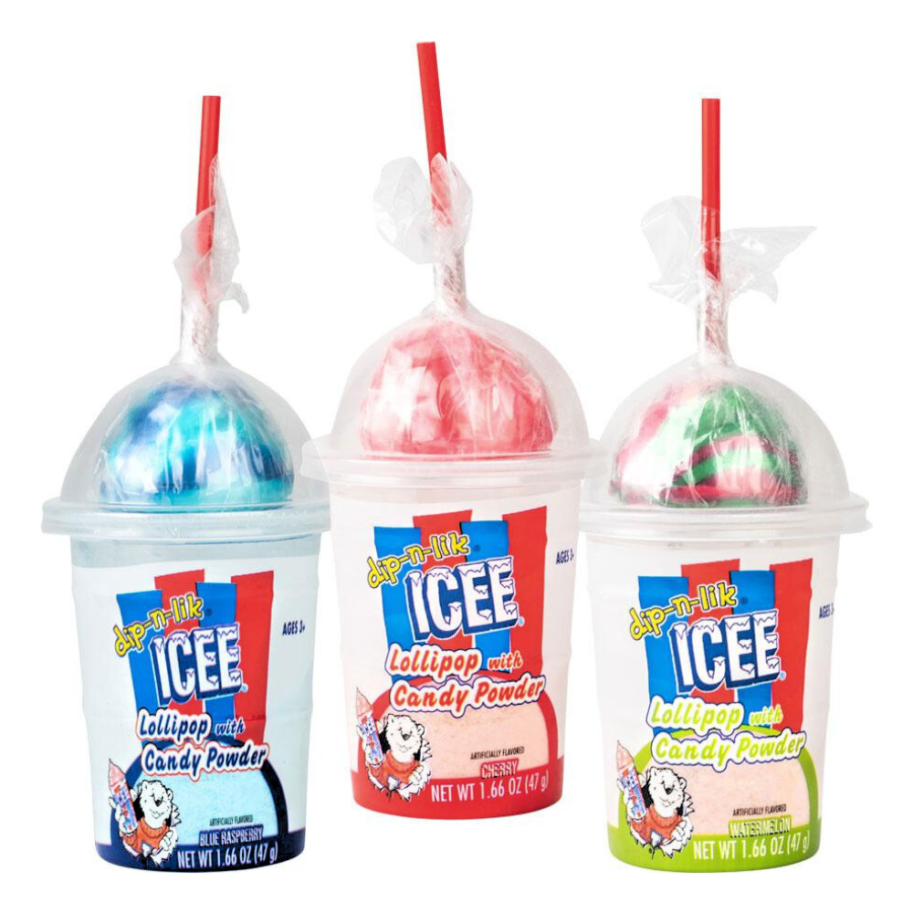 Redstone Foods Candy Icee Dip-n-lik Lollipop and candy