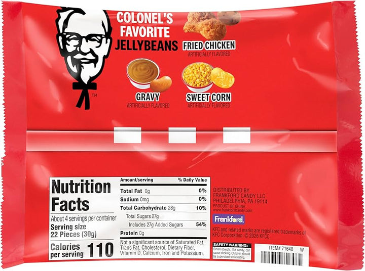 Redstone Foods Candy KFC Jellybeans 4 oz Bag