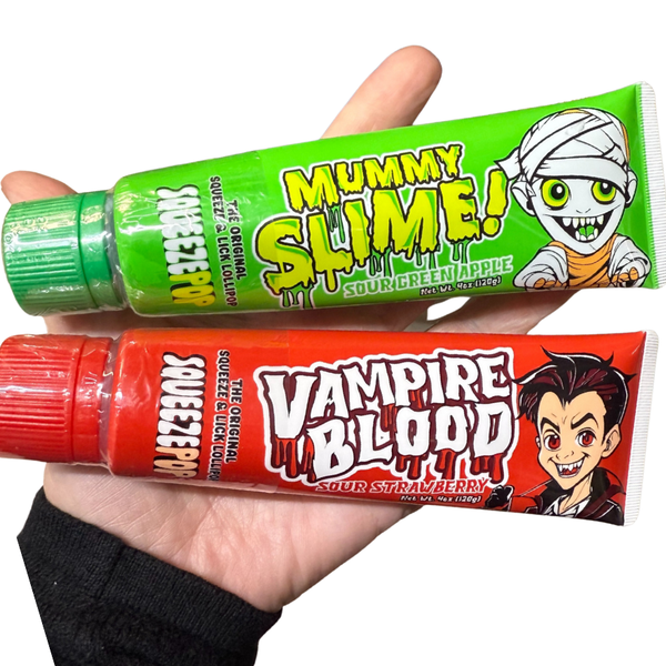 Mummy Slime & Vampire Blood Squeeze Pop 2 pack – Off the Wagon Shop