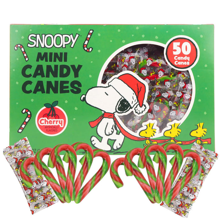 Redstone Foods Candy Peanuts mini Snoopy Candy Canes - 50 count