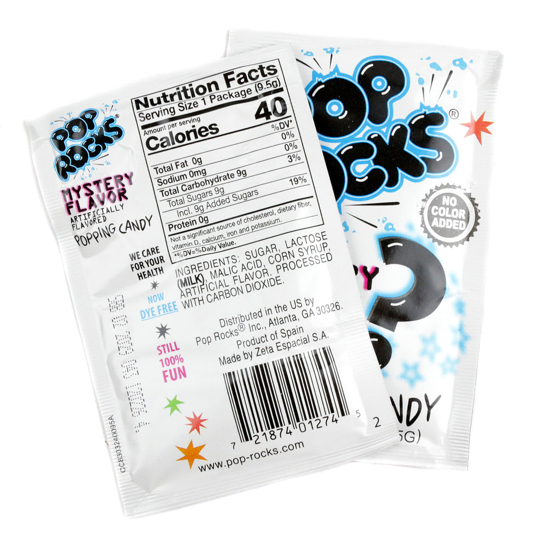Redstone Foods Candy Pop Rocks - Mystery Flavor?????  Popping Candy
