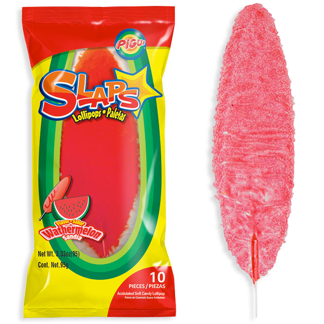 Redstone Foods Candy Slaps Lollipop Watermelon