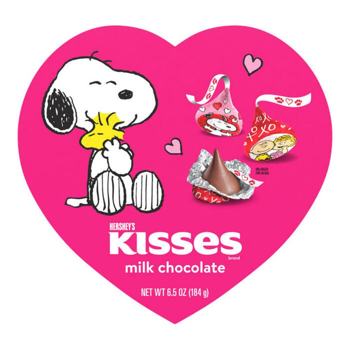 Redstone Foods Candy Snoopy Heart Box of Hershey Kisses