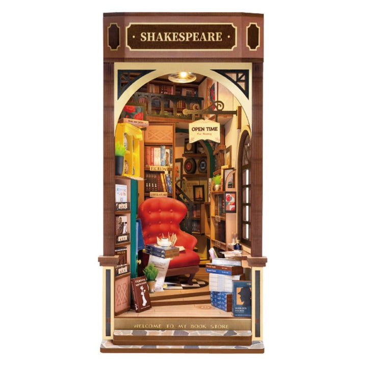 Robotime Factory Door Arts & Crafts Bookstore Book Nook & Wonderland