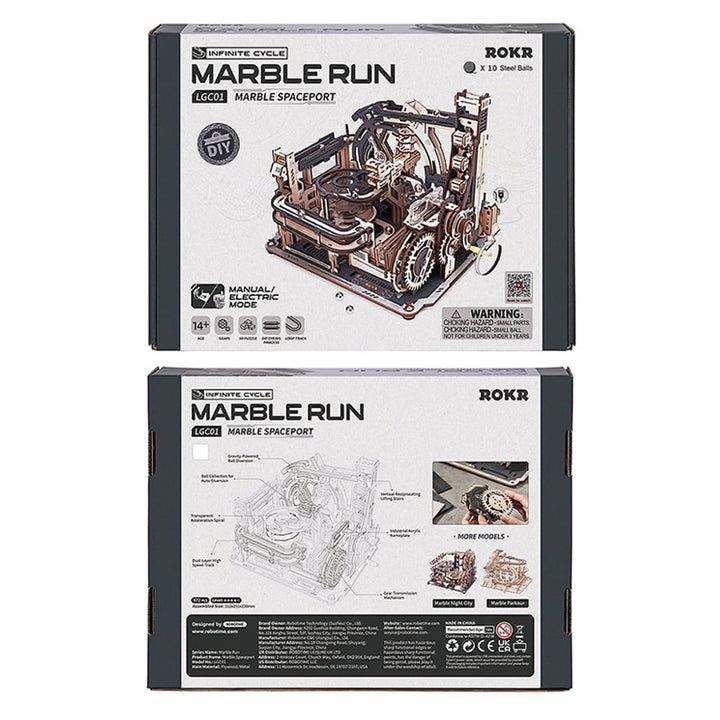 Robotime Factory Door Arts & Crafts Marble Spaceport DIY Kit