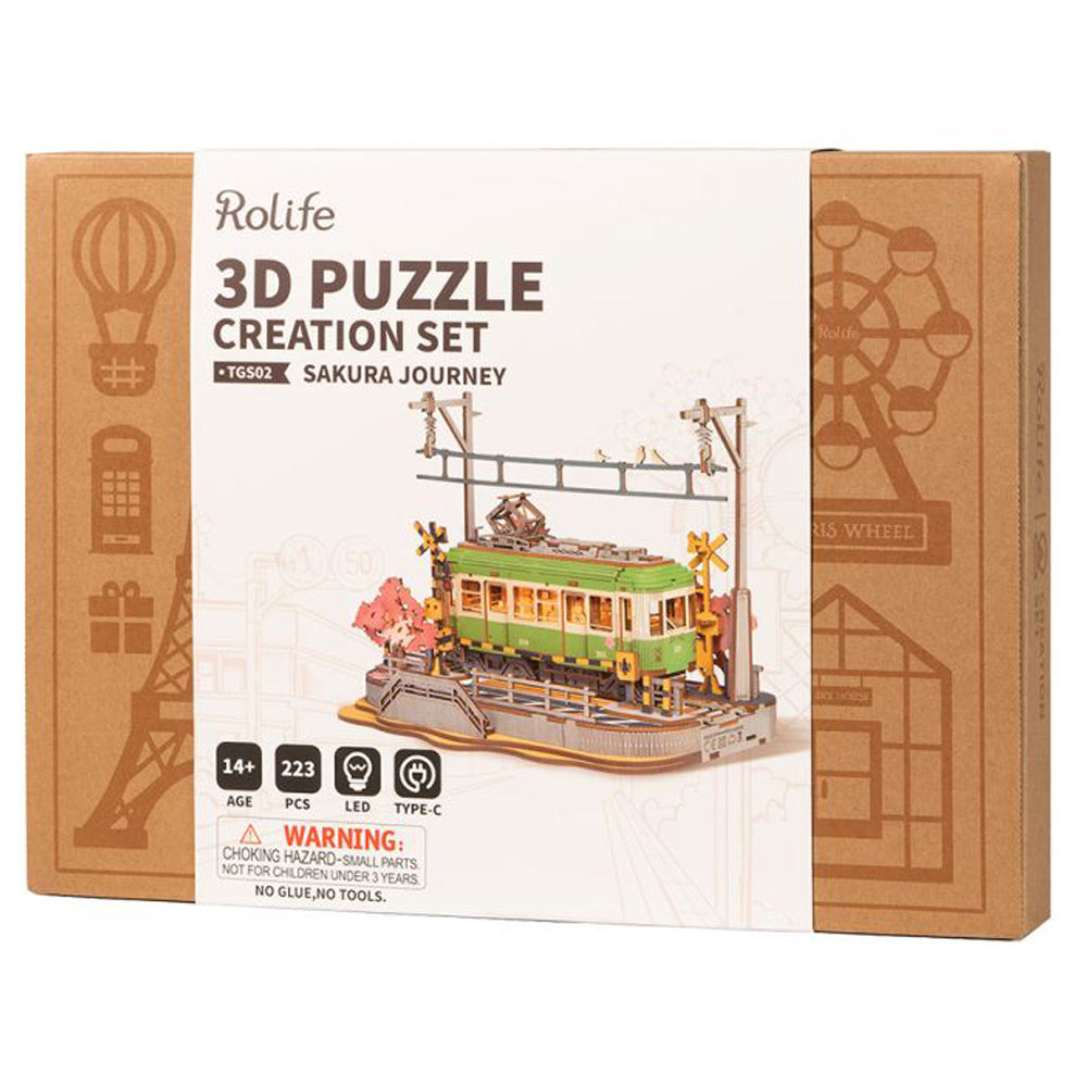 Robotime Factory Door Arts & Crafts Sakura Journey DIY kit