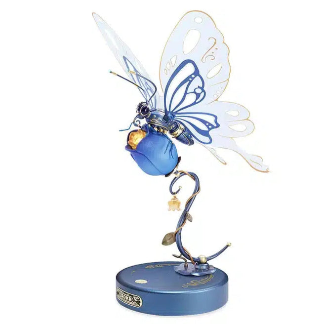 Robotime Factory Door Misfits ROKR Mechanical Species: Butterfly - Blue
