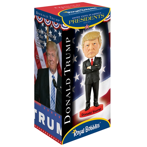 Royal Bobbles Toy Novelties Donald Trump Collectible Bobblehead
